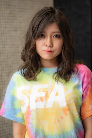 ミディアム カラー パーマ Bianca 代表 硲 貴亮【東武練馬】のヘアスタイル