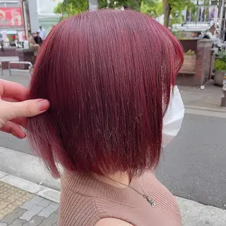 ショート カラー ⚡️下園あゆむ⚡️ レイヤーウルフ/韓国のヘアスタイル