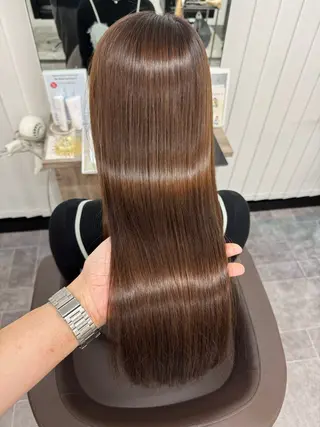 ロング 縮毛矯正/髪質改善 コヤマのヘアスタイル