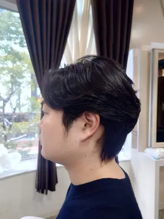 メンズ パーマ 田村 猛のヘアスタイル