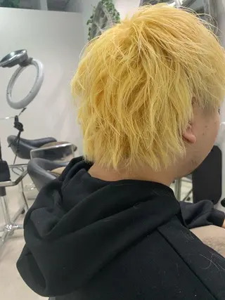 カラー メンズ repose日本橋 室町のヘアスタイル