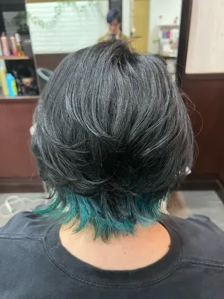 ショート ウチムラ シンイチのヘアスタイル