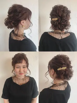 セミロング カラー パーマ ヘアアレンジ メンズ 豊橋美容院 ソンリエのヘアスタイル