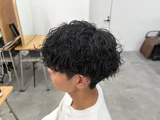 パーマ メンズ メンズパーマ外屋敷 航のヘアスタイル