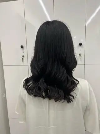 セミロング カラー 🫧‪Ameri🫧 Emma ecoleのヘアスタイル