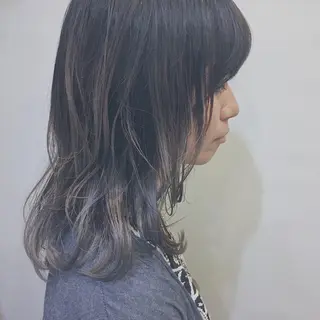 ミディアム カラー 山中 直輝のヘアスタイル