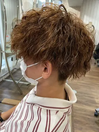 パーマ メンズ 💭メンズ特化 フクダ💭のヘアスタイル