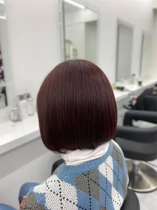 ショート カラー ヘアアレンジ 💖似合わせカラー ブリーチ💖レイヤーのヘアスタイル