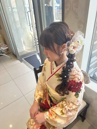 ヘアアレンジ 大口 楓のヘアスタイル