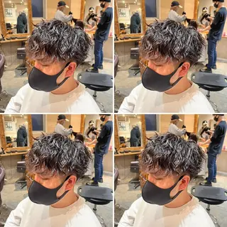 パーマ メンズ メンズパーマ特化 望月謙二郎のヘアスタイル