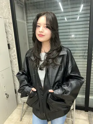 ロング カラー 新高円寺 Miranoのヘアスタイル