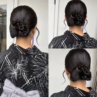 ロング ヘアアレンジ 美髪× ヘアセット✨Araiのヘアスタイル