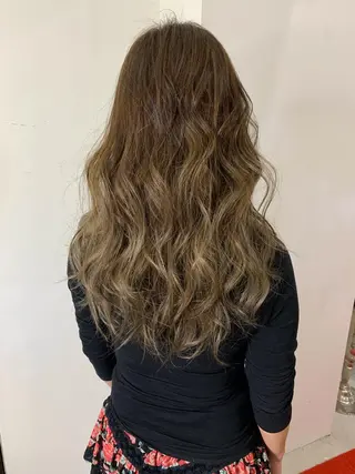 ロング カラー メンズ縮毛矯正 細谷碧海のヘアスタイル