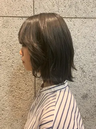 ミディアム カラー ヘアアレンジ satsuki レイヤー・暖色のヘアスタイル