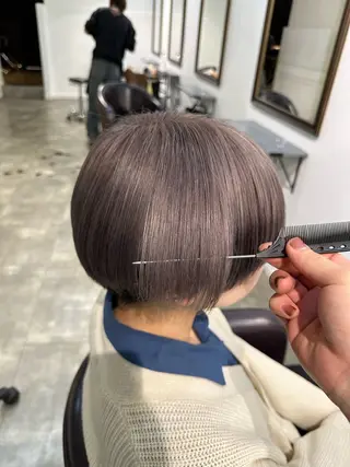 ショート カラー ハイトーン✨髪質 改善🌈🫧RYOのヘアスタイル