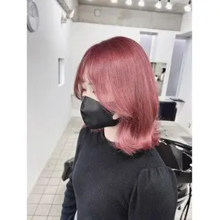 カラー ヘアアレンジ ロング エクステ7:30〜 LuciA\5900のヘアスタイル