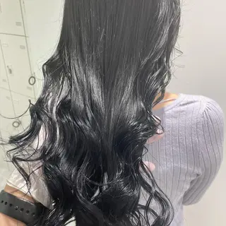 セミロング カラー パーマ ヘアアレンジ ネイル マツエク・マツパ 韓国風ベージュ🤎 赤みなし🌿横浜🤎のヘアスタイル