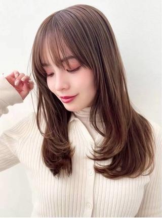 セミロング うる艶/レイヤー💕 池袋ALEEN🩵のヘアスタイル