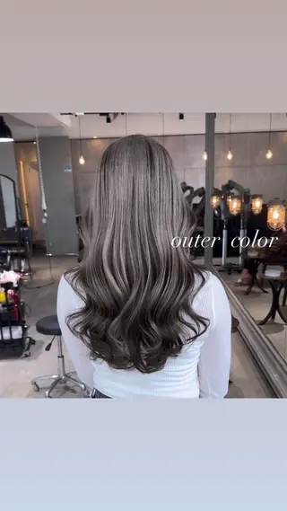 ロング カラー 💜ハイトーン💛 マジカルかいちゃんのヘアスタイル