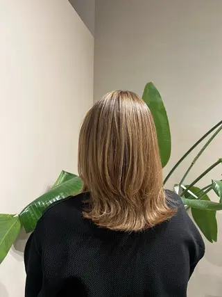 ミディアム 星野 萌々香のヘアスタイル
