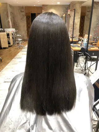 ロング カラー パーマ 銀座✨レイヤーカット 顔まわり/坂本亜裟海のヘアスタイル