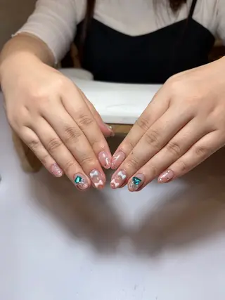 ネイル 🎀 ネイルアネラ しま  🎀のネイルデザイン