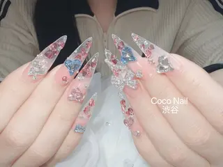 ネイル CoCo Nail 長さ出し専門店のネイルデザイン