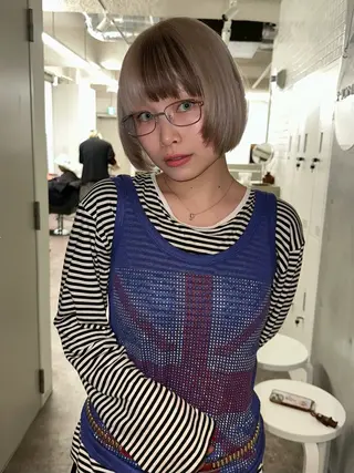 ミディアム 原宿/ブリーチ特化/ RYUTOのヘアスタイル