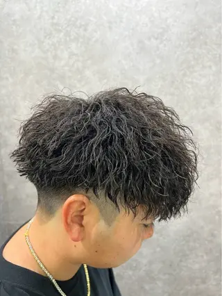 ショート パーマ メンズ ユイ【メンズパーマ】 🔥パーマモデル募集のヘアスタイル