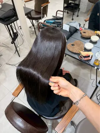 ロング 縮毛矯正🫧髪質改善 高原瑞輝のヘアスタイル