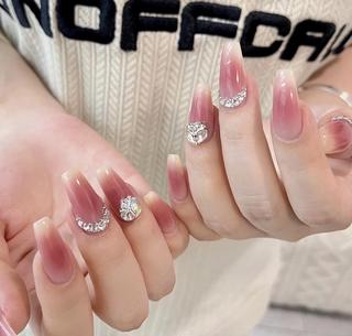 ネイル By moonネイル 🌷ワンホン/韓国風のネイルデザイン