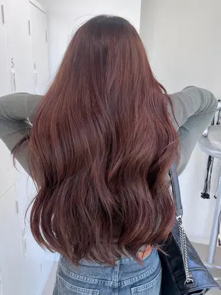 ロング カラー 艶ハイトーン🔆 ️️️安座間 希のヘアスタイル
