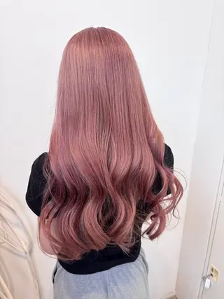 ロング カラー 田中 梨緒のヘアスタイル