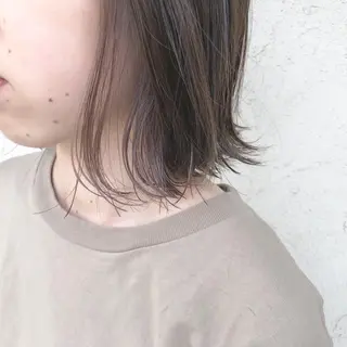ミディアム カラー 艶髪育成サロン 京橋 shinのヘアスタイル