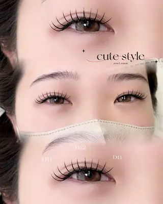 マツエク・マツパ 大阪福島🎀るのん 韓国束感マツエク🧁のマツエク・マツパデザイン