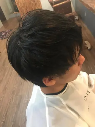 ミディアム ✨上村 潤平✨メンズヘア✨のヘアスタイル