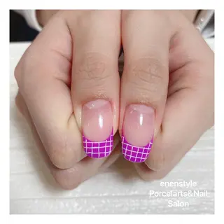 ミディアム ネイル 🐾enen style 🐾のネイルデザイン