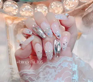 ネイル 24時まで❤︎韓国、 ワンホンネイルのネイルデザイン