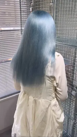 ロング 【ピンク/ラベンダー 】mao🐩💜のヘアスタイル