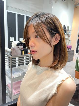 ミディアム 小田 桜のヘアスタイル