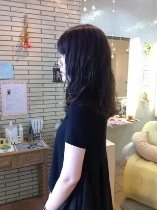 ミディアム カラー 高橋 聖羅のヘアスタイル