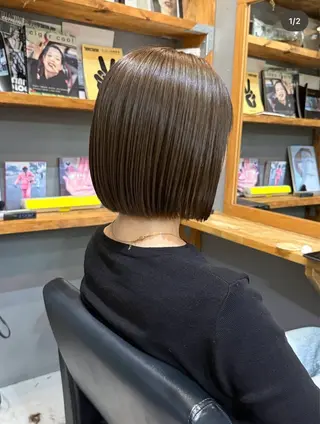 ショート 髪質改善/はるか 透明感カラー🧸のヘアスタイル