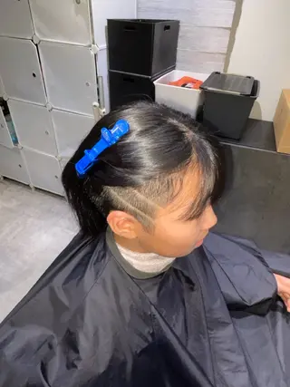 キッズ 💎anz/Wカラー /メンズ💎のヘアスタイル