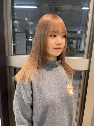 ロング カラー * 透明感カラー c h i h o *のヘアスタイル