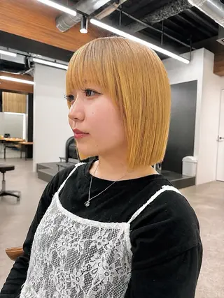 ミディアム 🌹ボブ/美髪矯正 韓国ヘア🌹村松優斗のヘアスタイル