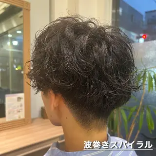 ショート パーマ SENA 再現性 パーマと縮毛矯正のヘアスタイル