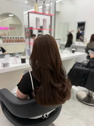 ロング カラー 🤍レイヤー/顔周り /hirari🤍のヘアスタイル