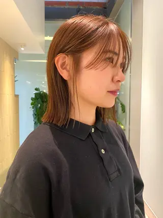 ミディアム カラー 村田 りょうやのヘアスタイル