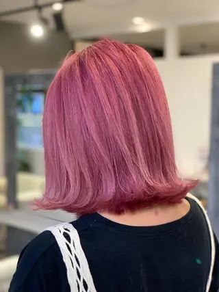 ミディアム カラー i'll 未空のヘアスタイル