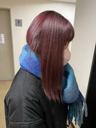 ミディアム カラー Lita KANAのヘアスタイル